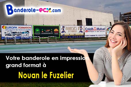 Banderole publicitaire fabriqué sur mesure à Nouan-le-Fuzelier (Loir-et-Cher/41600)