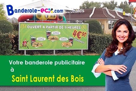 A Saint-Laurent-des-Bois (Loir-et-Cher/41240) impression de votre banderole pas cher