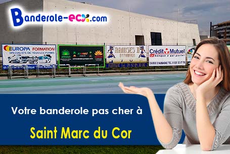 Banderole personnalisée pour vos événements à Saint-Marc-du-Cor (Loir-et-Cher/41170)