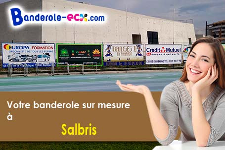 A Salbris (Loir-et-Cher/41300) fourniture de votre banderole publicitaire