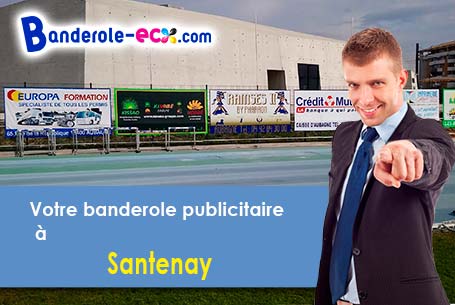 A Santenay (Loir-et-Cher/41190) impression de votre banderole personnalisée