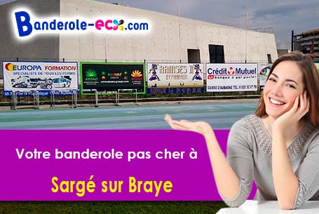 Banderole publicitaire pour vos événements à Sargé-sur-Braye (Loir-et-Cher/41170)