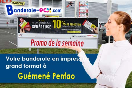 Banderole personnalisée fabriqué sur mesure à Guémené-Penfao (Loire-Atlantique/44290)