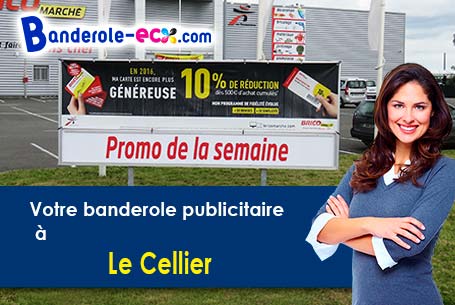 A Le Cellier (Loire-Atlantique/44850) impression de votre banderole personnalisée