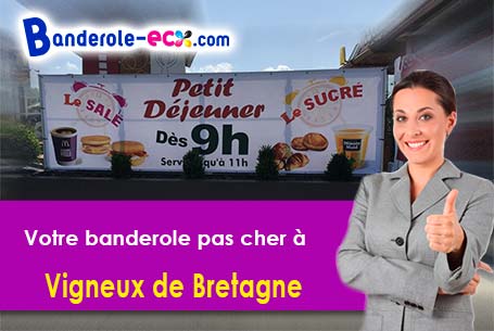 Banderole publicitaire pour vos événements à Vigneux-de-Bretagne (Loire-Atlantique/44360)