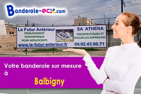 A Balbigny (Loire/42510) fourniture de votre banderole publicitaire