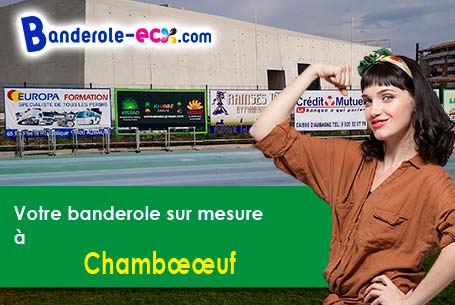 A Chambuf (Loire/42330) fourniture de votre banderole pas cher