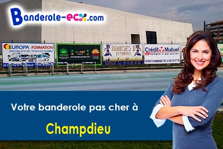 Banderole personnalisée pour vos événements à Champdieu (Loire/42600)