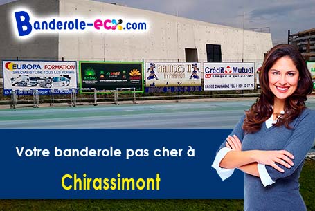 Banderole pas cher pour vos événements à Chirassimont (Loire/42114)