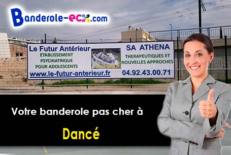 Banderole publicitaire pour vos événements à Dancé (Loire/42260)