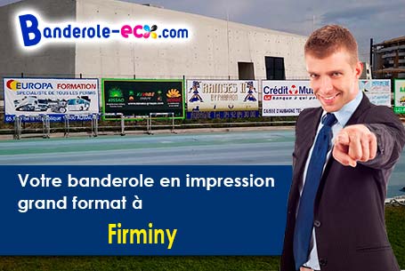 Banderole publicitaire fabriqué sur mesure à Firminy (Loire/42700)