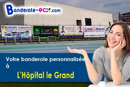 Impression de votre banderole pas cher à L'Hôpital-le-Grand (Loire/42210)