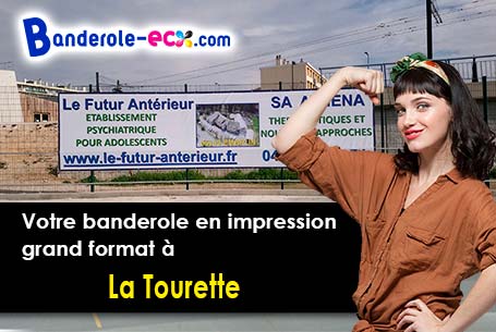 Banderole publicitaire fabriqué sur mesure à La Tourette (Loire/42380)