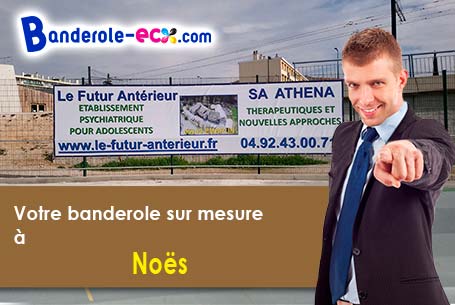 A Noës (Loire/42370) fourniture de votre banderole pas cher