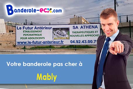 Banderole pas cher pour vos événements à Mably (Loire/42300)