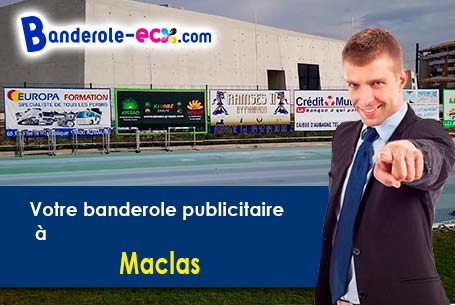 A Maclas (Loire/42520) impression de votre banderole pas cher