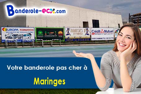 Banderole publicitaire pour vos événements à Maringes (Loire/42140)