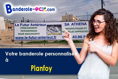 Impression de votre banderole publicitaire à Planfoy (Loire/42660)