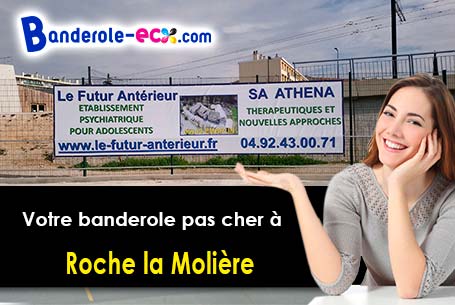Banderole publicitaire pour vos événements à Roche-la-Molière (Loire/42230)