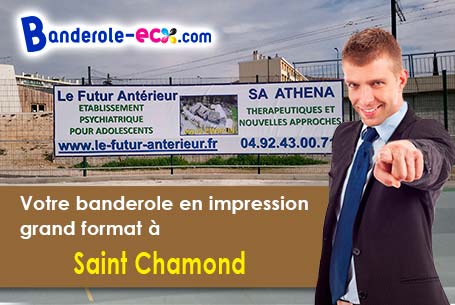 Banderole pas cher fabriqué sur mesure à Saint-Chamond (Loire/42400)