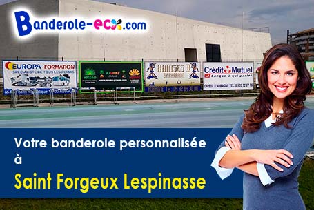 Impression de votre banderole personnalisée à Saint-Forgeux-Lespinasse (Loire/42640)