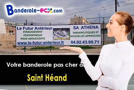 Banderole personnalisée pour vos événements à Saint-Héand (Loire/42570)