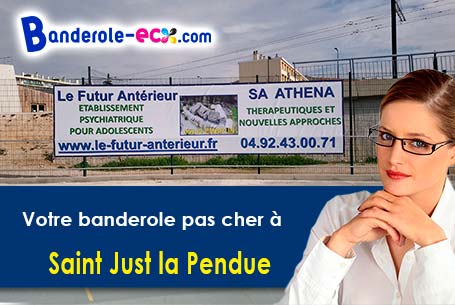 Banderole pas cher pour vos événements à Saint-Just-la-Pendue (Loire/42540)
