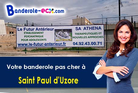 Banderole publicitaire pour vos événements à Saint-Paul-d'Uzore (Loire/42600)