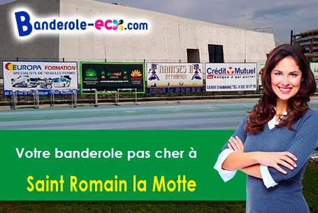 Banderole publicitaire pour vos événements à Saint-Romain-la-Motte (Loire/42640)