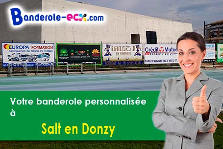 Impression de votre banderole personnalisée à Salt-en-Donzy (Loire/42110)