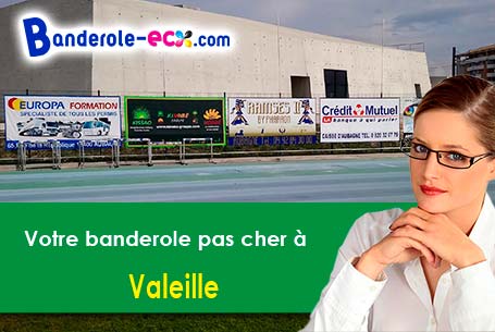 Banderole pas cher pour vos événements à Valeille (Loire/42110)