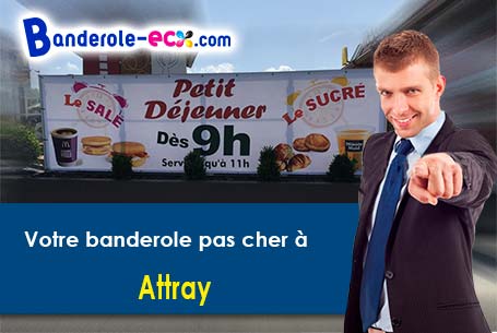 Banderole personnalisée pour vos événements à Attray (Loiret/45170)