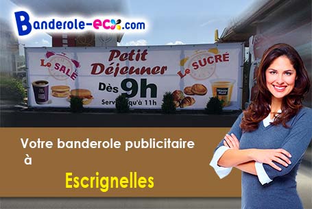 A Escrignelles (Loiret/45250) impression de votre banderole publicitaire