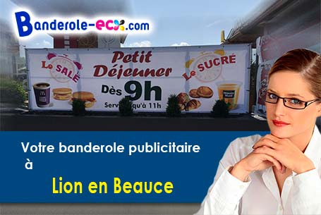 A Lion-en-Beauce (Loiret/45410) impression de votre banderole publicitaire