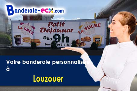 Impression de votre banderole personnalisée à Louzouer (Loiret/45210)