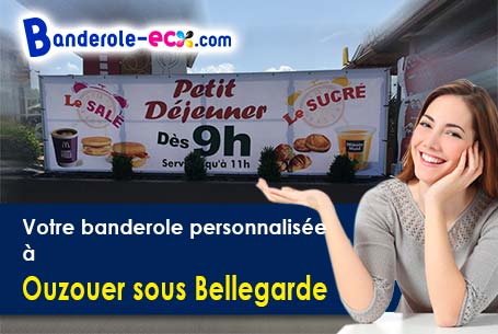 Impression de votre banderole publicitaire à Ouzouer-sous-Bellegarde (Loiret/45270)