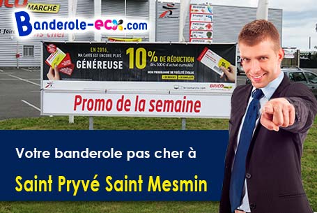 Banderole pas cher fabriqué sur mesure à Saint-Pryvé-Saint-Mesmin (Loiret/45750)