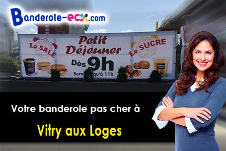 Banderole publicitaire pour vos événements à Vitry-aux-Loges (Loiret/45530)