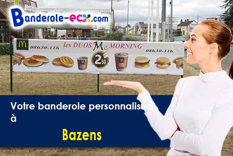 A Bazens (Lot-et-Garonne/47130) impression de votre banderole publicitaire