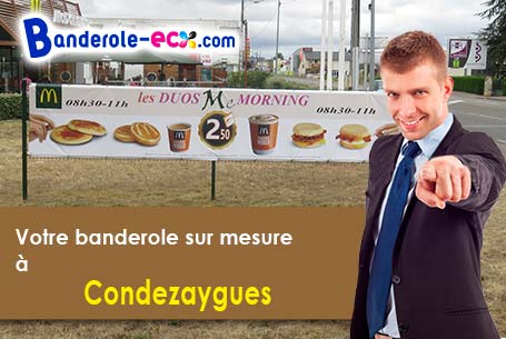 Banderole publicitaire pour vos événements à Condezaygues (Lot-et-Garonne/47500)