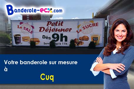 Banderole personnalisée pour vos événements à Cuq (Lot-et-Garonne/47220)