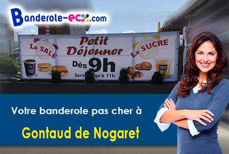 Banderole pas cher fabriqué sur mesure à Gontaud-de-Nogaret (Lot-et-Garonne/47400)