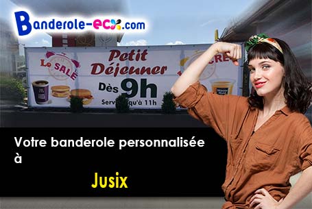 A Jusix (Lot-et-Garonne/47200) impression de votre banderole personnalisée
