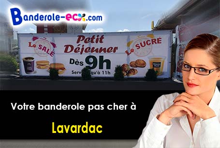 Banderole publicitaire fabriqué sur mesure à Lavardac (Lot-et-Garonne/47230)