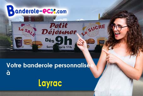 A Layrac (Lot-et-Garonne/47390) impression de votre banderole pas cher