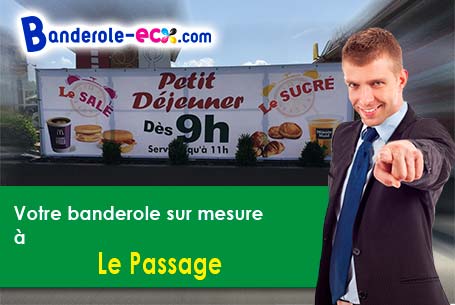 Banderole pas cher pour vos événements à Le Passage (Lot-et-Garonne/47520)