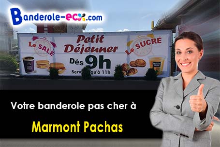 Banderole publicitaire fabriqué sur mesure à Marmont-Pachas (Lot-et-Garonne/47220)