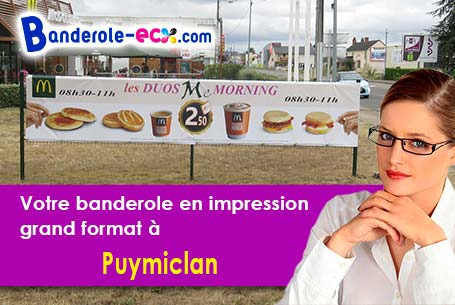 Impression de votre banderole publicitaire à Puymiclan (Lot-et-Garonne/47350)