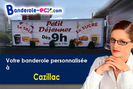 A Cazillac (Lot/46600) impression de votre banderole personnalisée