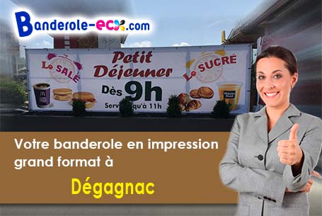 Impression de votre banderole personnalisée à Dégagnac (Lot/46340)